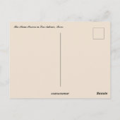 De Alamo-missie in San Antonio, Texas Briefkaart (Achterkant)