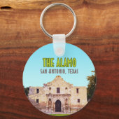 De Alamo Mission San Antonio Texas Sleutelhanger (Voorkant)