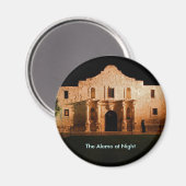 De Alamo 's nachts Magneet (Voorkant / Achterkant)