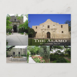 De Alamo, San Antonio, Texas Briefkaart