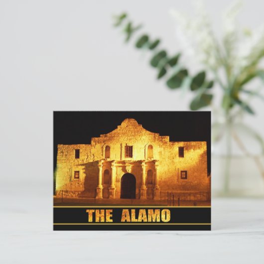 De Alamo, San Antonio, Texas Briefkaart (Staand voorkant)