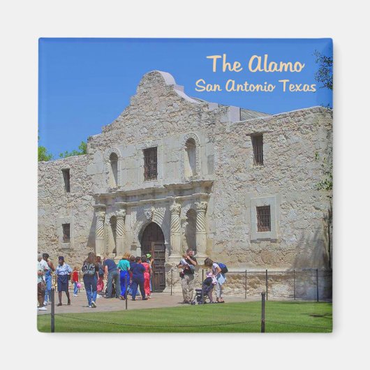 De Alamo San Antonio Texas Magneet (Voorkant)