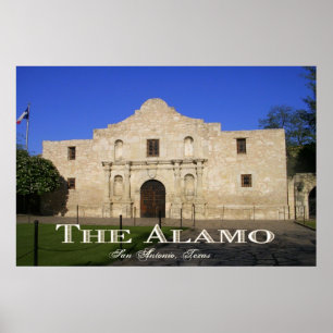 De Alamo, San Antonio Texas Poster