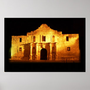 De Alamo, San Antonio, Texas Poster
