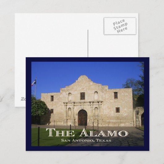 De Alamo, San Antonio, TX. Briefkaart (Voorkant / Achterkant)
