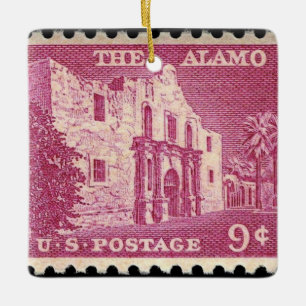"De Alamo Stamp" Keramisch Ornament