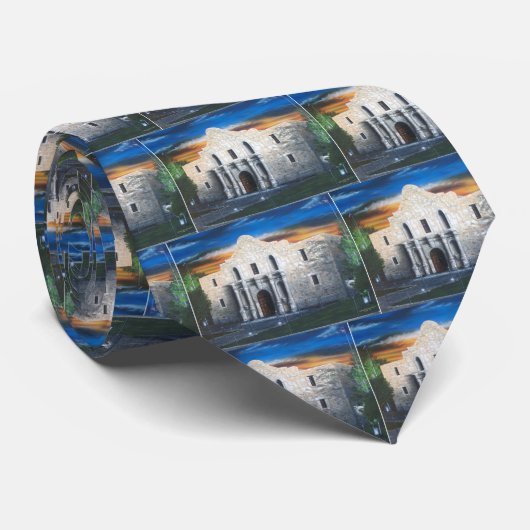 De Alamo Stropdas (Opgerold)