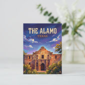 De Alamo Texas Briefkaart (Staand voorkant)