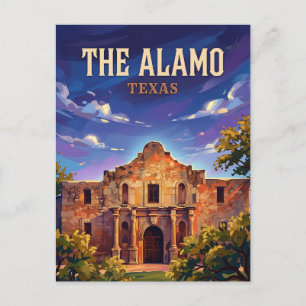 De Alamo Texas Briefkaart