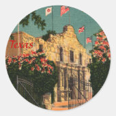 De Alamo  Texas Stickers (Voorkant)