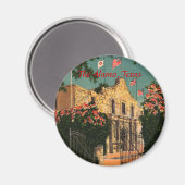 De Alamo  Texasmagneet Magneet (Voorkant / Achterkant)