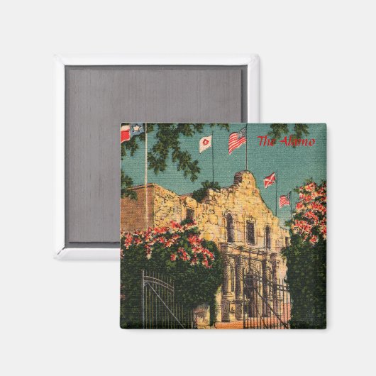 De Alamo Texasmagneet Magneet (Voorkant / Achterkant)