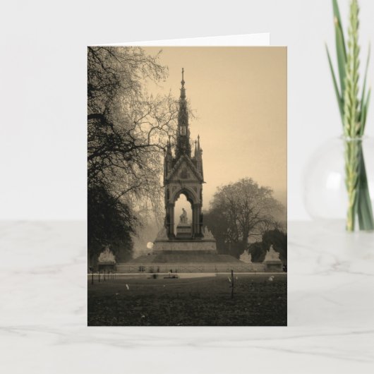 De Albert Memorial lege wenskaart Kaart (Voorkant)