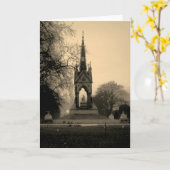 De Albert Memorial lege wenskaart Kaart (Gele Bloem)
