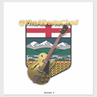 De Alberta Chad - Vinyl Raamsticker Sticker