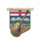 De Alberta Chad - Vinyl Raamsticker Sticker (Voorkant)
