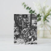 De alchemicus van Pieter Bruegel de Ouder Briefkaart (Staand voorkant)