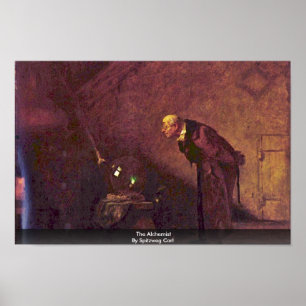 de alchemicus van spitzweg Carl Poster