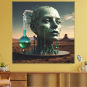 De alchemie van de menselijke evolutie canvas afdruk (Insitu (Woonkamer))