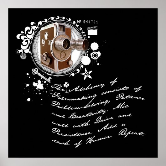De alchemie van filmproductie poster (Voorkant)