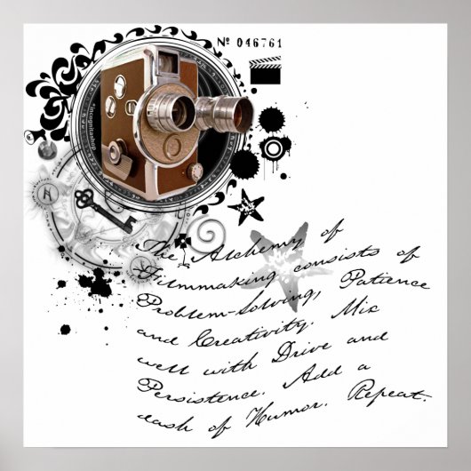 De alchemie van filmproductie poster (Voorkant)