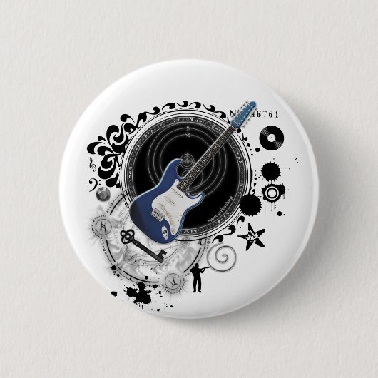 De alchemie van het Afbeelding Muziek Ronde Button 5,7 Cm (Voorkant)