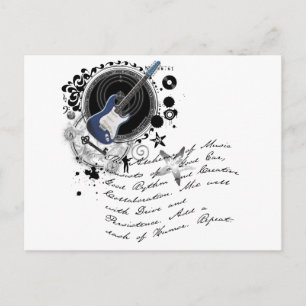 De alchemie van muziek briefkaart