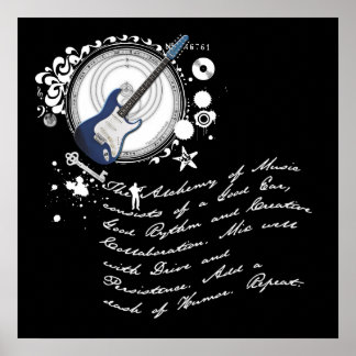 De alchemie van muziek poster