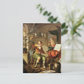 De alchemist briefkaart (Staand voorkant)