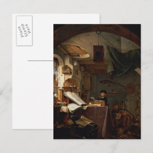 De alchemist briefkaart (Voorkant / Achterkant)