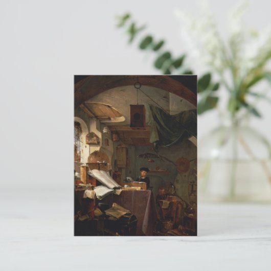 De alchemist briefkaart (Staand voorkant)