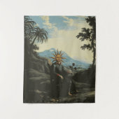 De alchemist die verlichting heeft bereikt wandkleed (Voorkant)