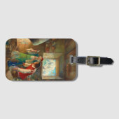 De alchemist door Newell Convers Wyeth Bagagelabel (Voorkant (horizontaal))