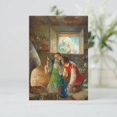 De alchemist door Newell Convers Wyeth Bedankkaart (Staand voorkant)