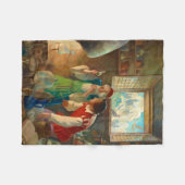 De alchemist door Newell Convers Wyeth Fleece Deken (Voorkant (Horizontaal))