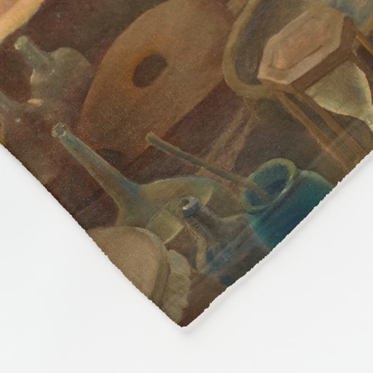 De alchemist door Newell Convers Wyeth Fleece Deken (Hoek)