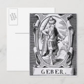 De Alchemist Geber Briefkaart (Voorkant / Achterkant)