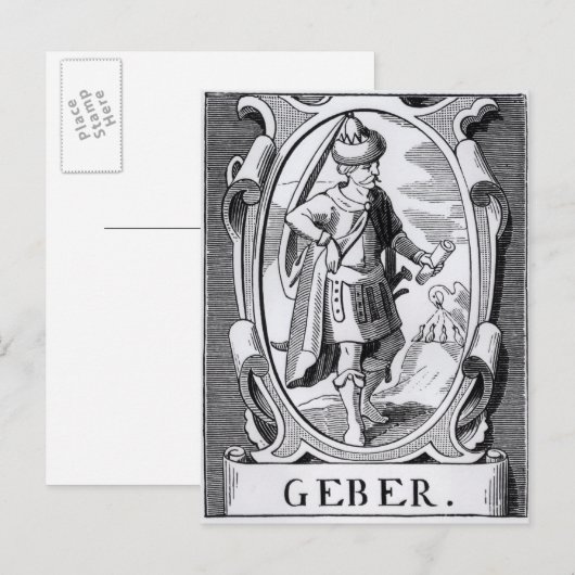 De Alchemist Geber Briefkaart (Voorkant / Achterkant)