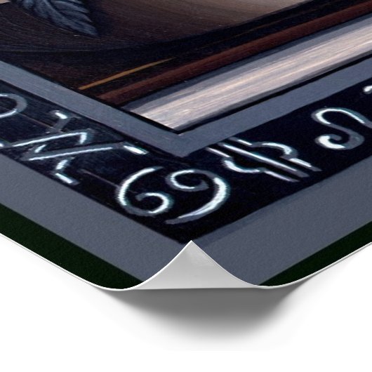 De alchemist Gothic Fantasy Art Poster (Hoek)