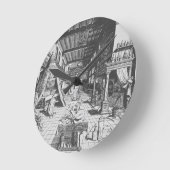 De alchemist in zijn laboratorium, van 'Amphitheat Ronde Klok (Hoek)