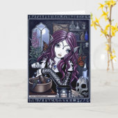 De Alchemist Magic Faerie Workshop Kaart (Gele Bloem)