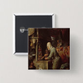 De alchemist vierkante button 5,1 cm (Voorkant /achterkant)