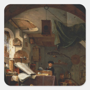 De alchemist vierkante sticker