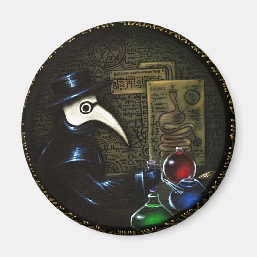 "De Alchemisten Wraak" Magneet (Voorkant)