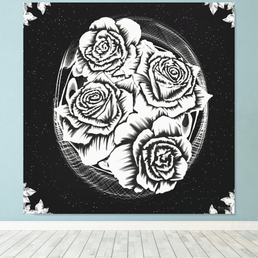 De Alchemistentuin Canvas Afdruk (Insitu (Houten vloer))