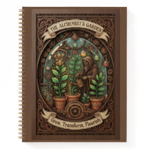 De Alchemist's Tuin 3D Houtsnijwerk Fantasie