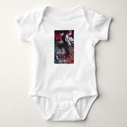 De Alchemist's Wervelwind Actie Anime - Kids Avont Romper (Voorkant)