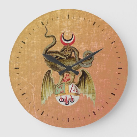 De Alchemy Dragon Grote Klok (Voorkant)