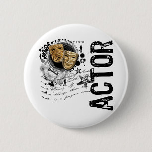 De Alchimie van de acteur van Acteren Ronde Button 5,7 Cm