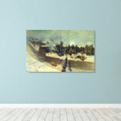 De Alexander batterij valt de Canvas Afdruk (Insitu (Houten vloer))